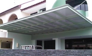 Composite panel roof