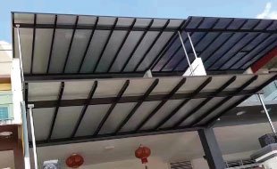 Awning-Aluminium-composite-panel roof