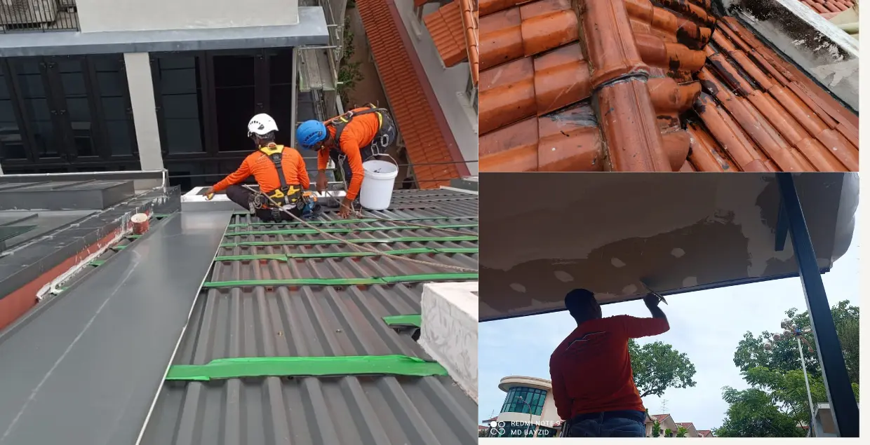Roof Types We Repair at Singapore Roofing Pte Ltd