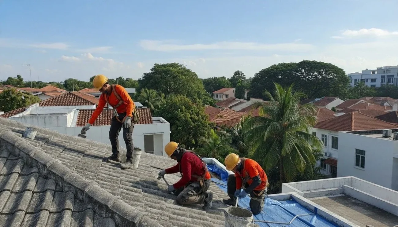 Concrete Tile Roof Leakage Repair