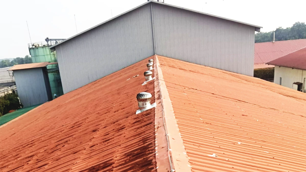 Industrial Roof Coating & Ventilation Works Before image Industrial Roof Coating & Ventilation Works Before image