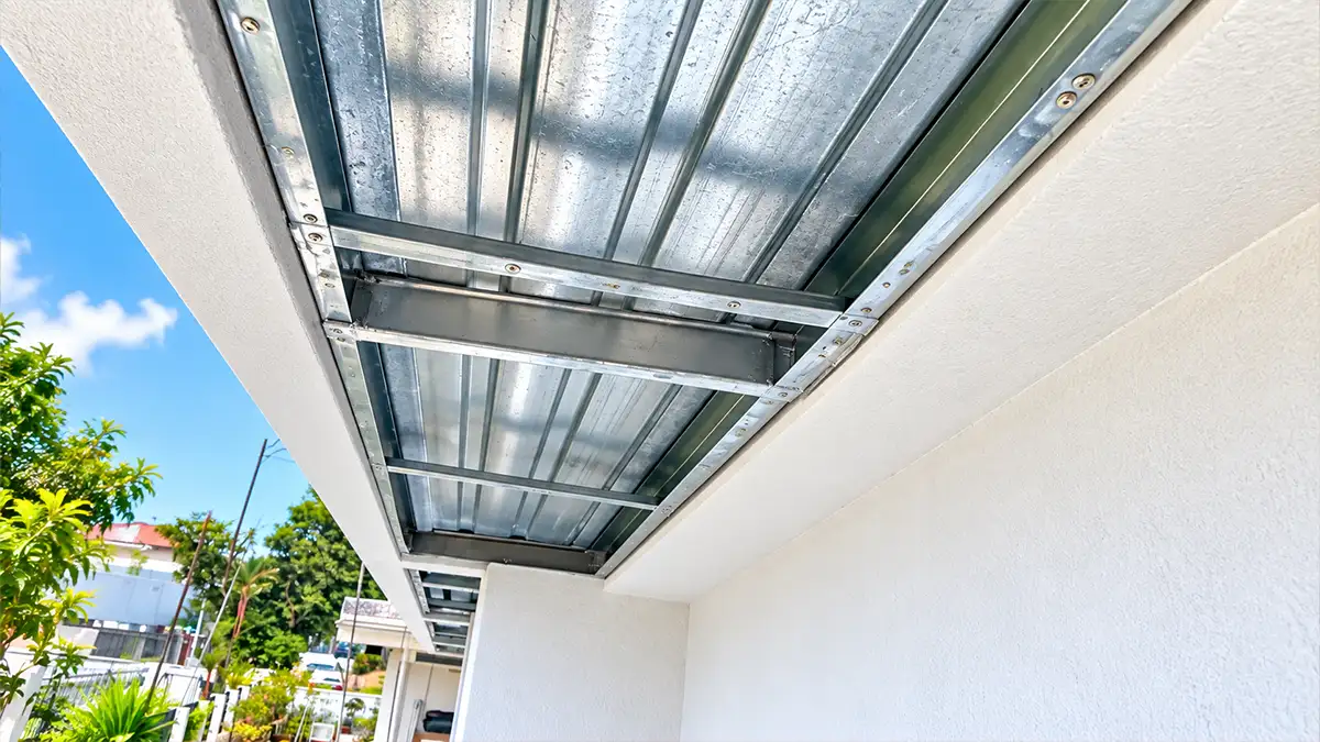 Polycarbonate Roofing Before image Polycarbonate Roofing Before image