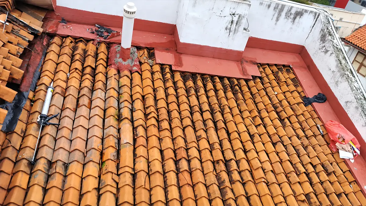 Roof Tile Waterproofing Before image Roof Tile Waterproofing Before image