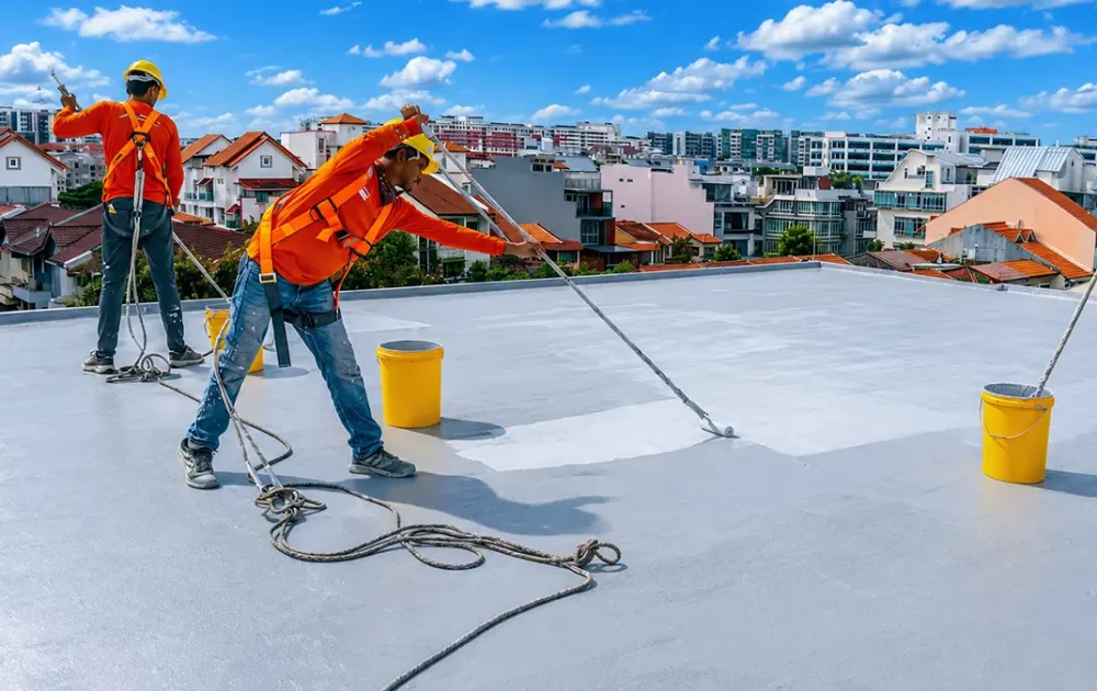 Rooftop Waterproofing Project 9